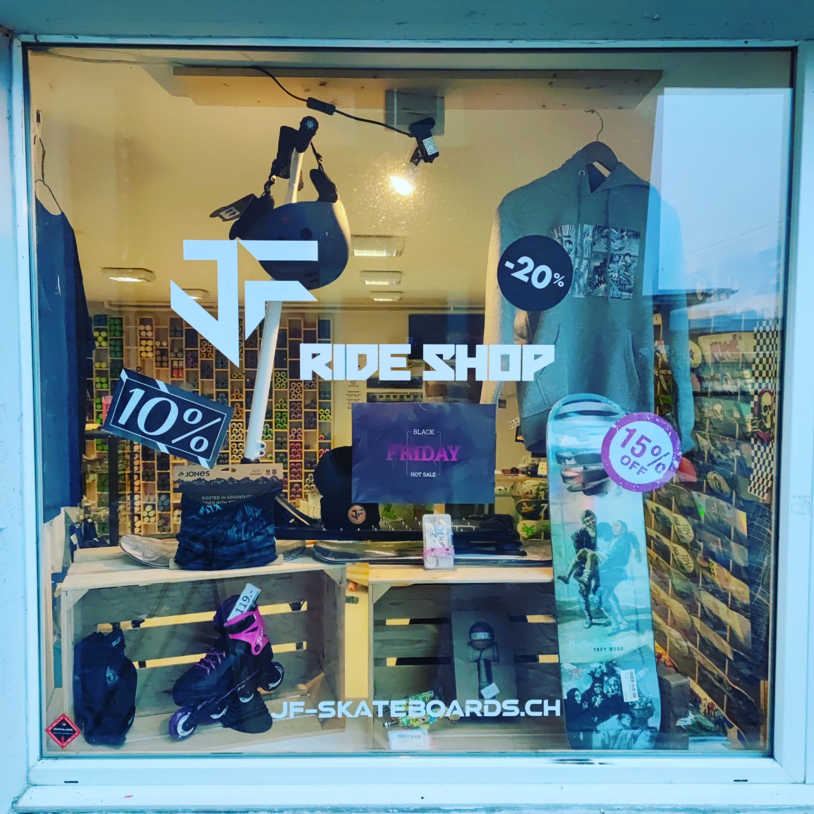 Vitrine la semaine du Black Friday 2021.