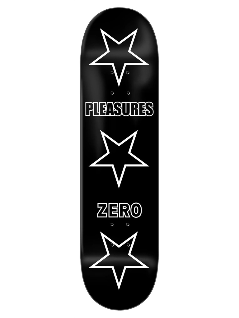 Zero Zero x Pleasures Stars Black 8.25"