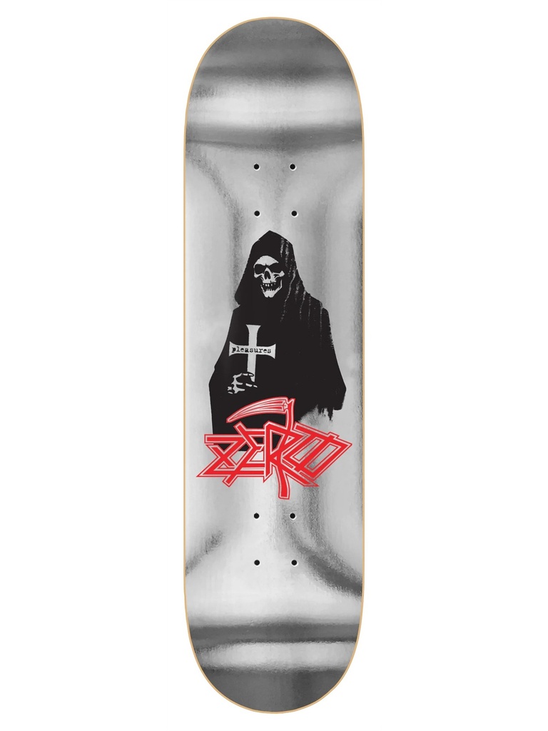 Zero Zero x Pleasures Death Reaper Silver Foil Silver 8.25"