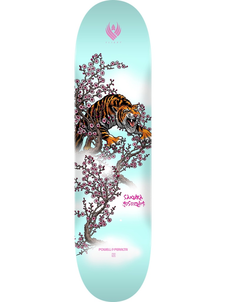 Powell Peralta Samurai Tiger Flight Deck Sakura Yosozumi 8.25"