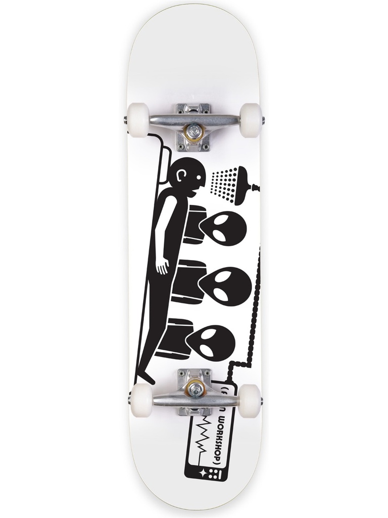 Alien Workshop Abduction White Complete Team 7.75"