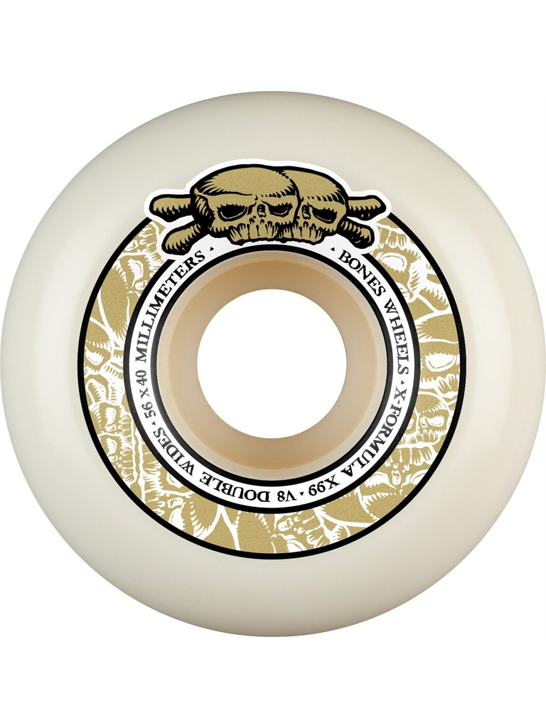 Bones Wheels 99A XF V8 Double Wides 56mm Team