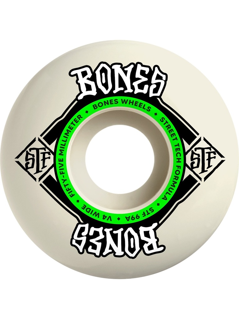 Bones Wheels 99A STF V4 Wide 55mm Team