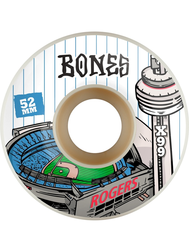 Bones Wheels 99A XF Rogers Centre V1 Standards 52mm Team