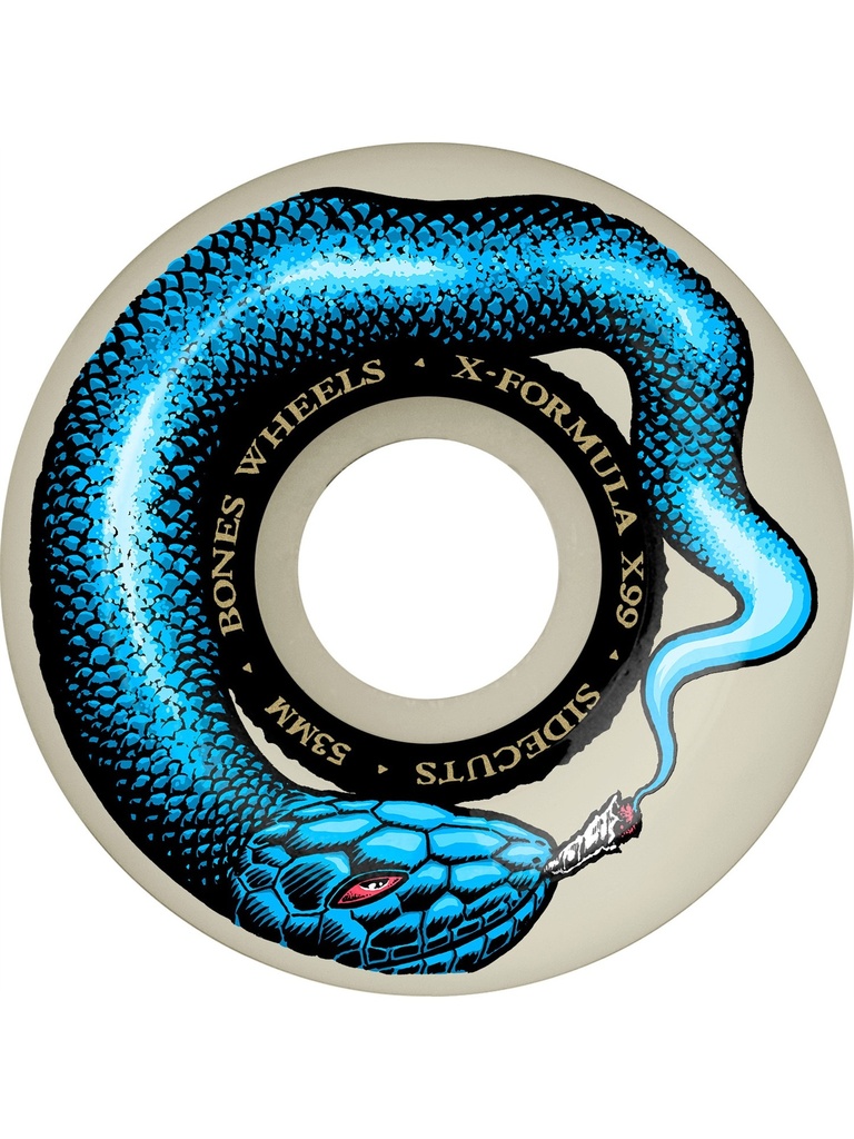 Bones Wheels 99A XF Smokin Snake V5 Sidecut 53mm Team