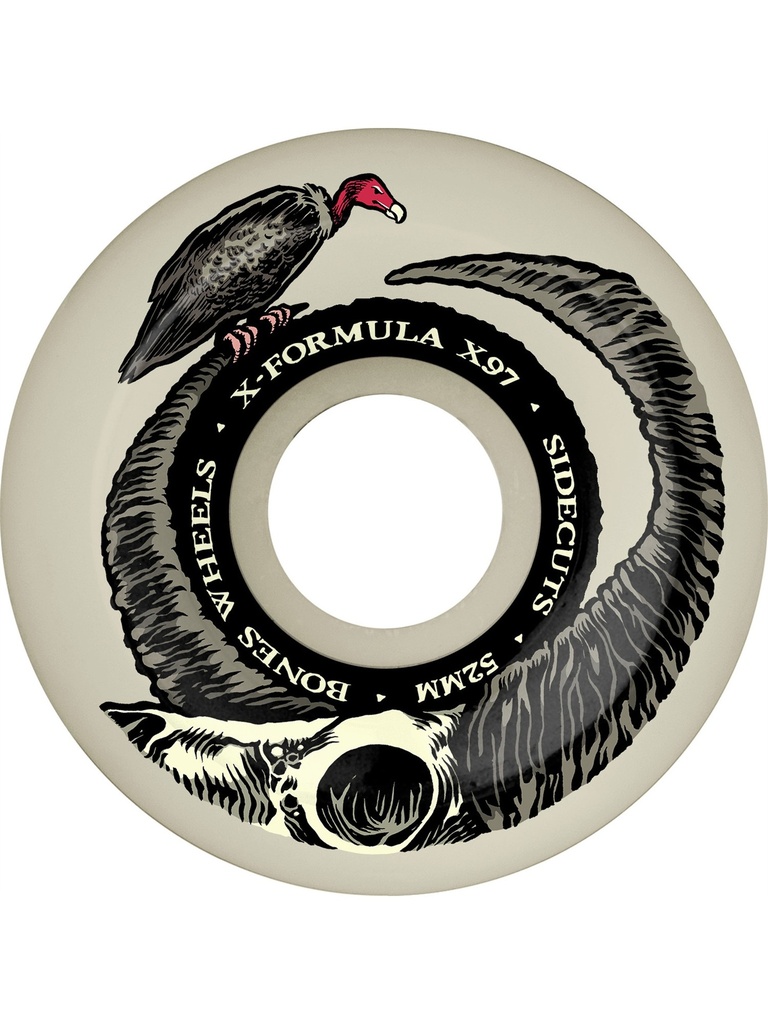 Bones Wheels 97A XF Floor Horns V5 Sidecut 52mm Team