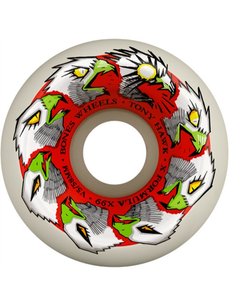 Bones Wheels 99A XF Hawk Animation V5 Sidecut 58mm Tony Hawk