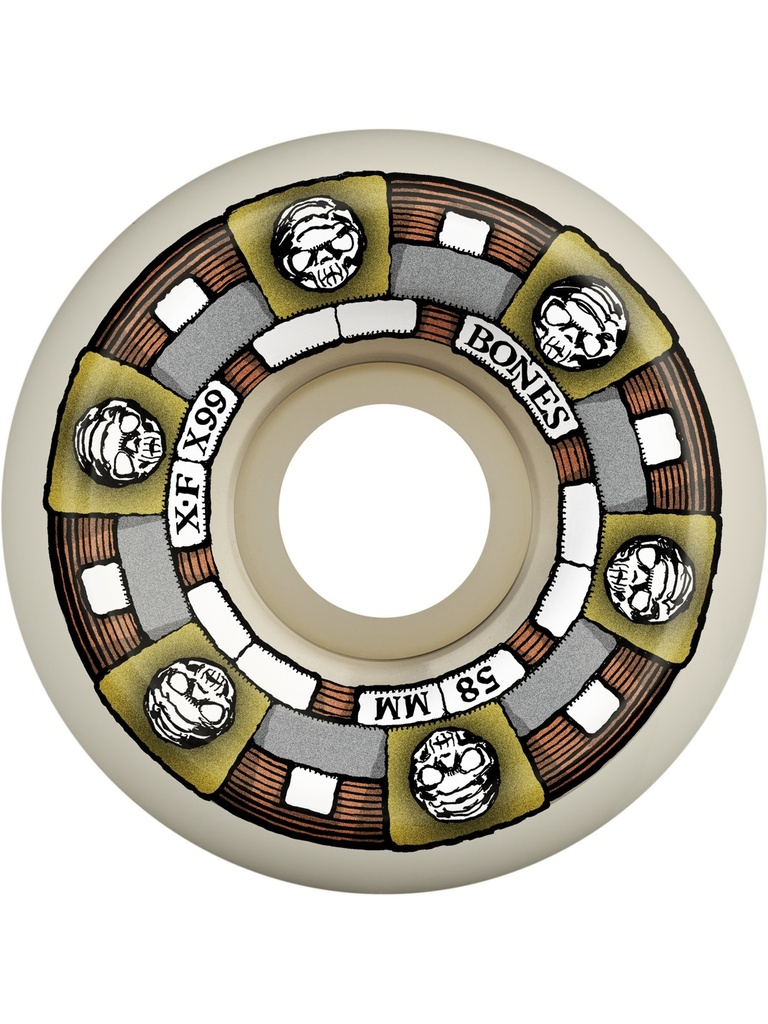 Bones Wheels 99A XF Timeless Machine V5 Sidecut 58mm Team