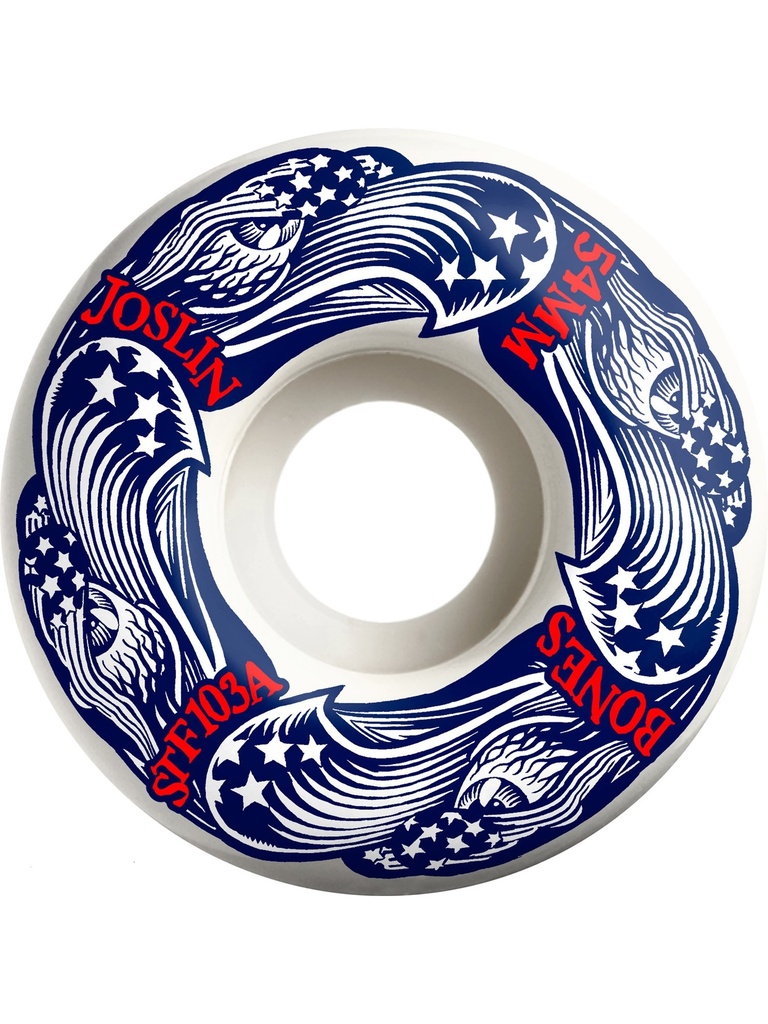 Bones Wheels 103A STF Freedom Fourever V1 Standard 54mm Chris Joslin