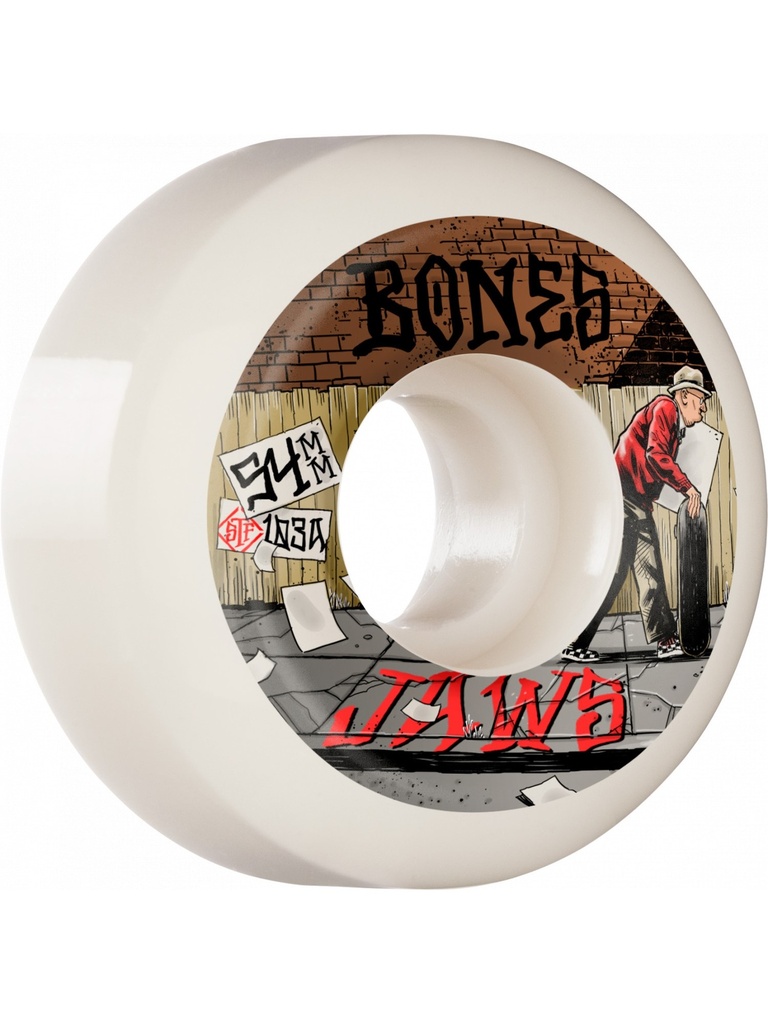 Bones Wheels 103A STF Down 4 Life V5 Sidecut 54mm Aaron "Jaws" Homoki
