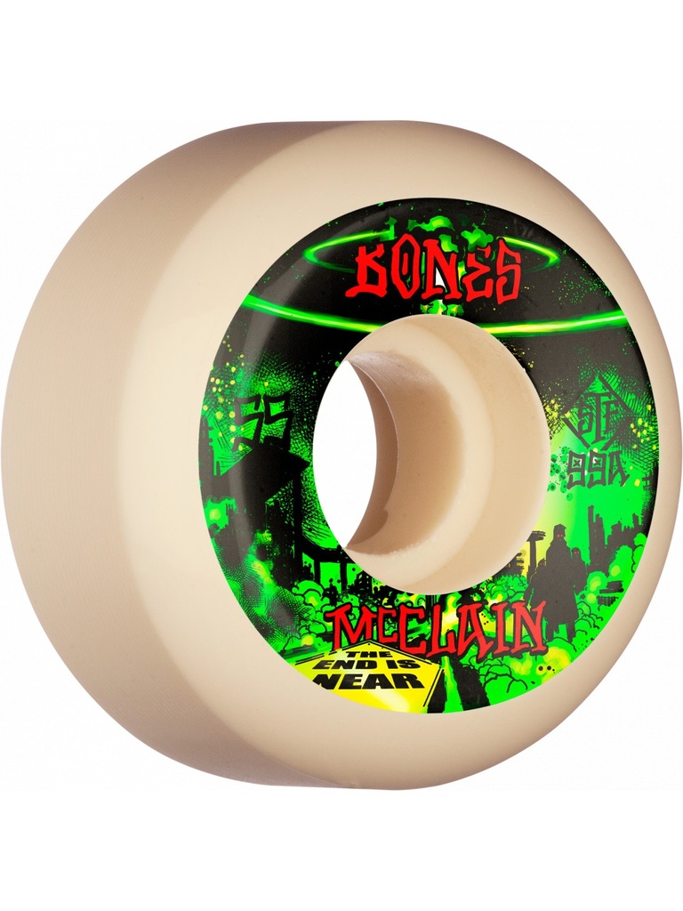 Bones Wheels 99A STF Apocalypse V5 Sidecut 55mm Brad McClain