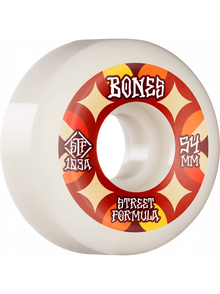 Bones Wheels 103A STF Retros V5 Sidecut 54mm Team