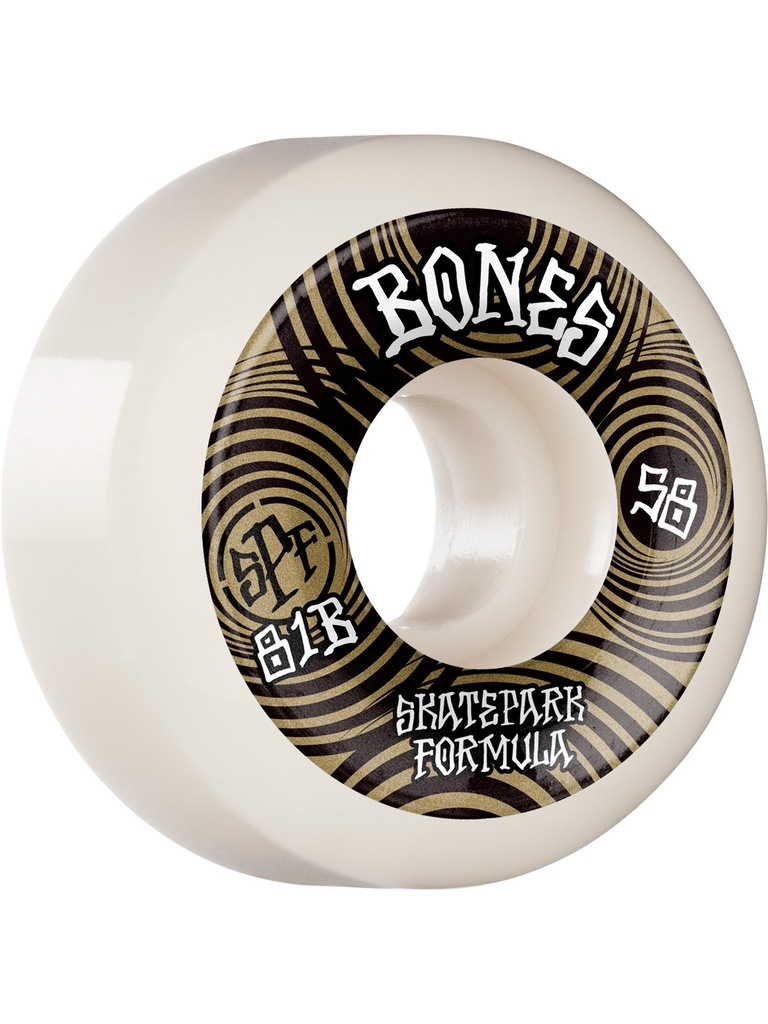Bones Wheels 81B SPF Ripples P5 Sidecut 58mm Team