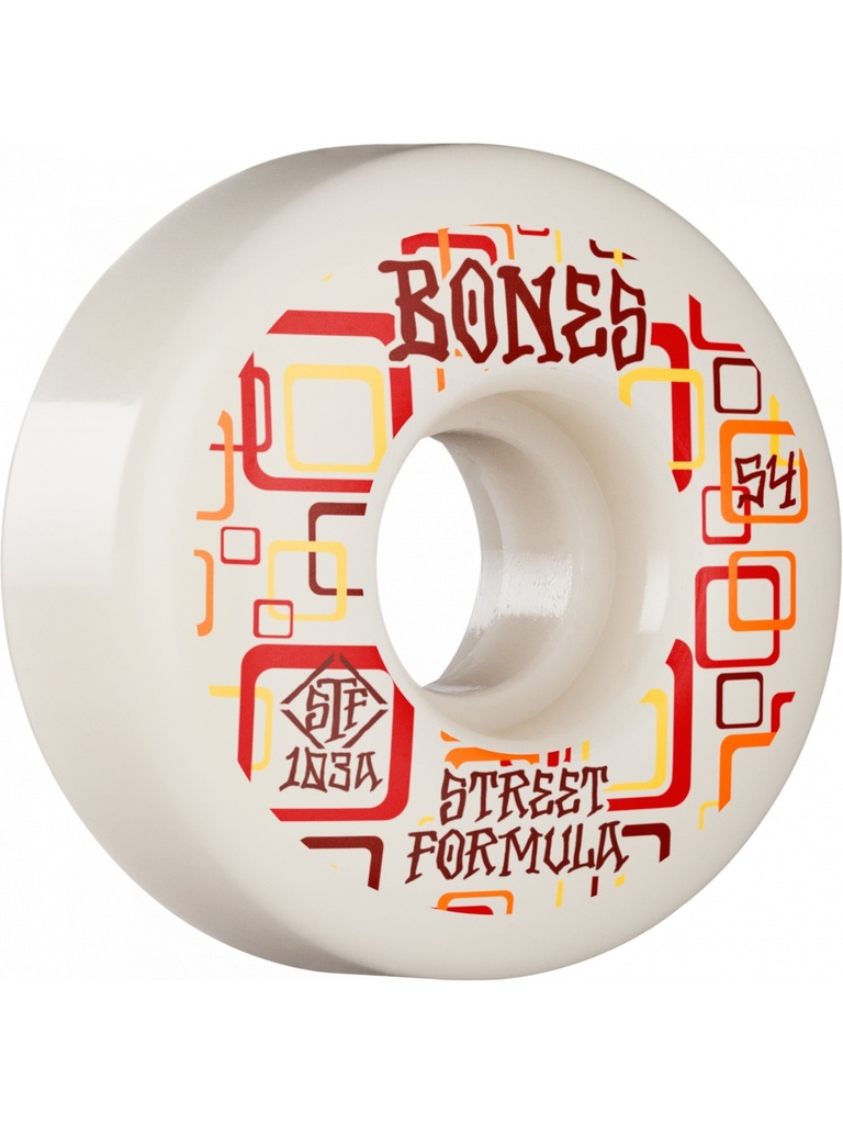 Bones Wheels 103A STF Retros V3 Slims 54mm Team