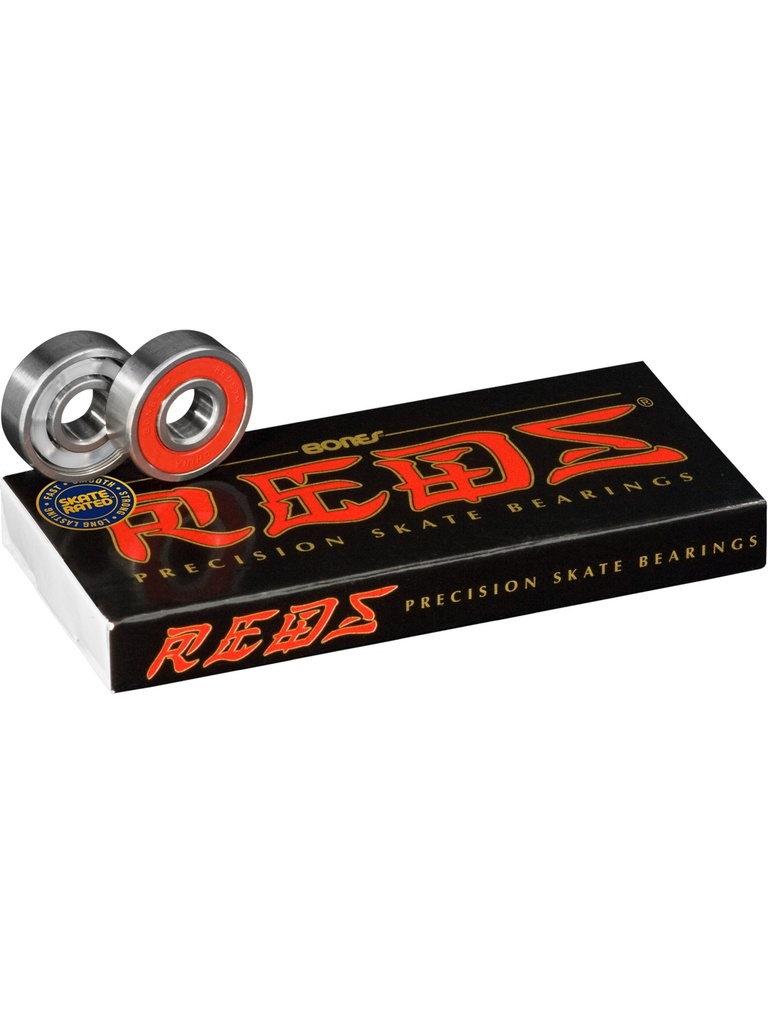 Bones Bearings Reds Silver/Red