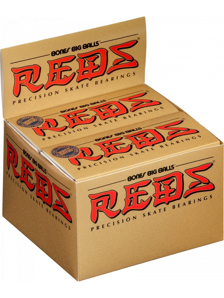 Bones Bearings Reds BIG BALLS (10Pack) Silver/Blue