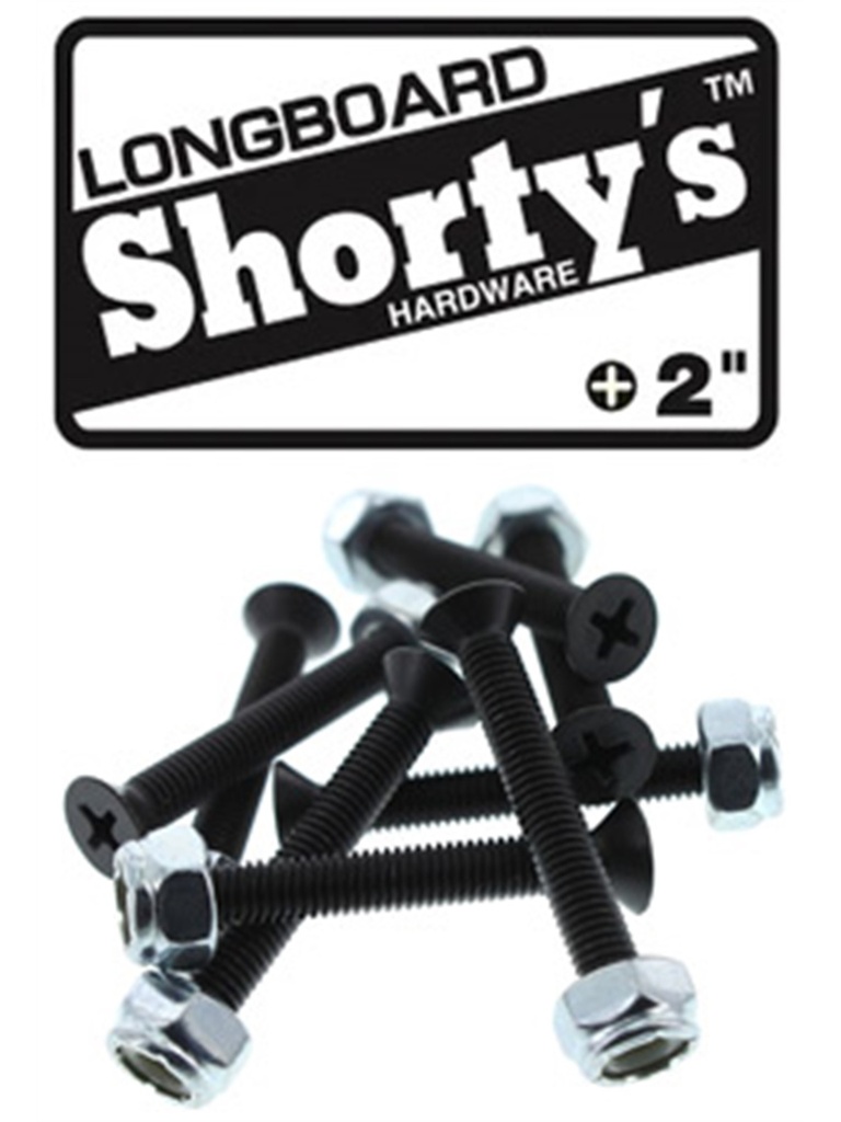 Shorty's 2" Longboard Hardware Phillips Black