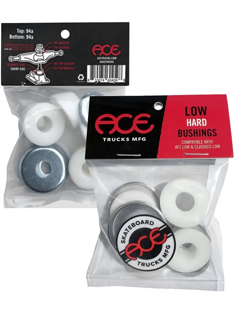Ace Low Hard Bushings (2Set) White