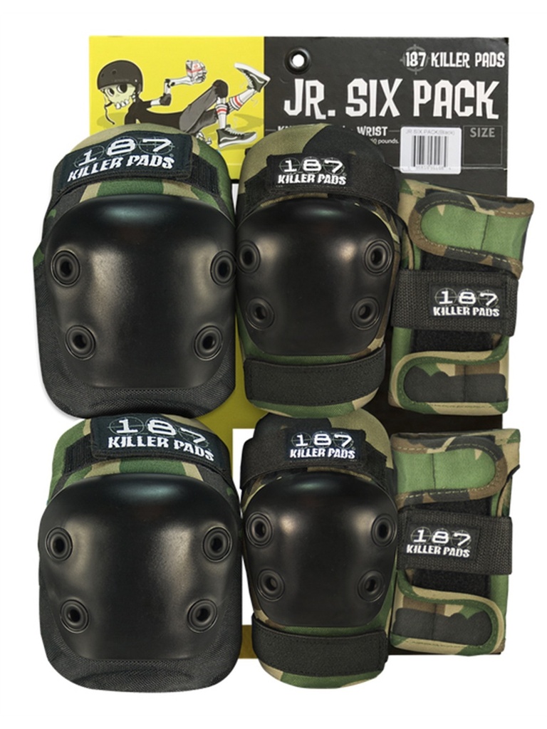 187 Killer Pads - Junior Pads Six Pack - Camo