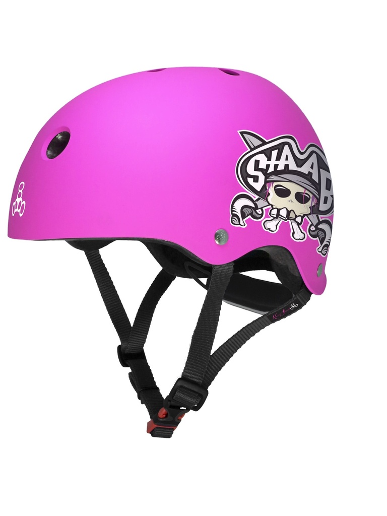 Triple 8 - Lil 8 with EPS Liner Staab Edition - Neon Pink Matte