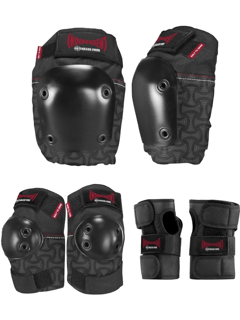 187 Killer Pads - Junior Pads Six Pack - Independent Black