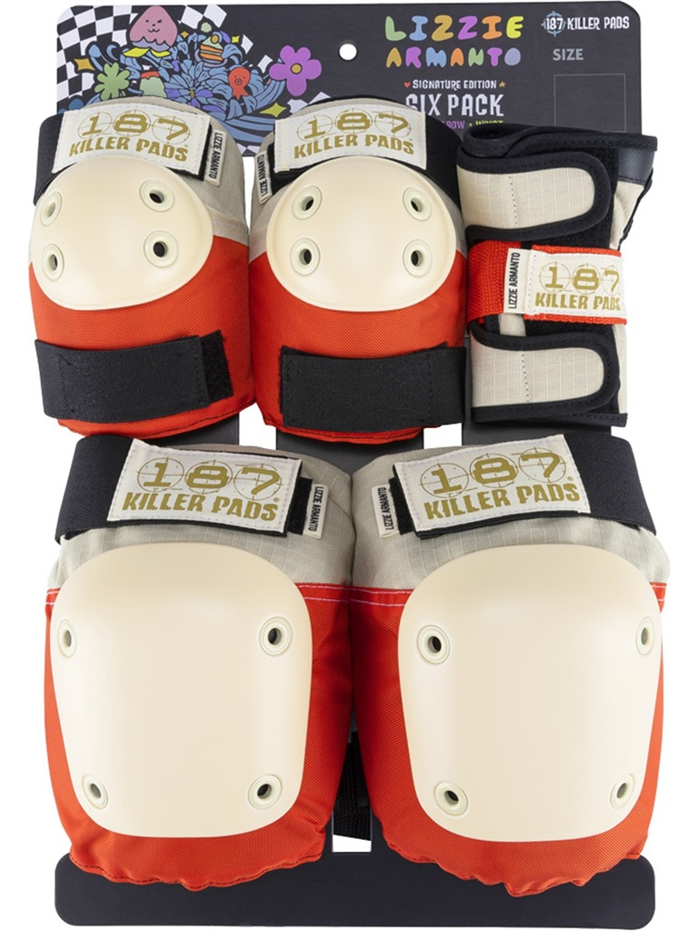187 Killer Pads - Six Pack - Lizzie Armanto Orange