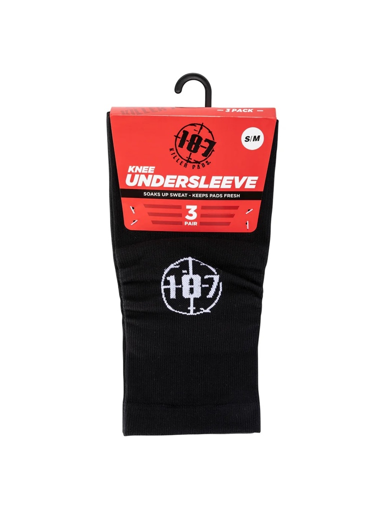 187 Killer Pads - Knee Undersleeves - Black