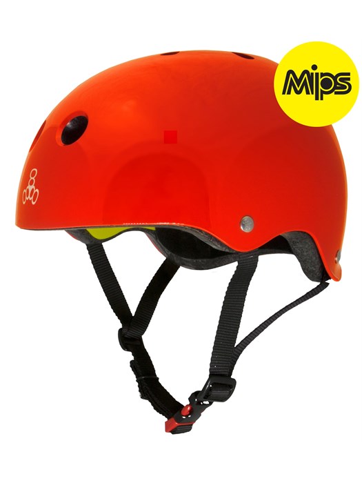 Triple 8 - Dual Certified MIPS with EPS Liner - Red Glossy