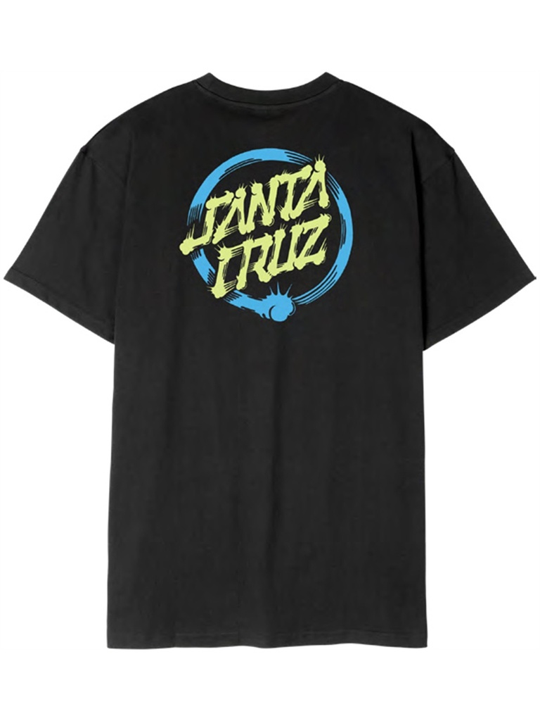 Santa Cruz - Mako Dot T-Shirt - Black