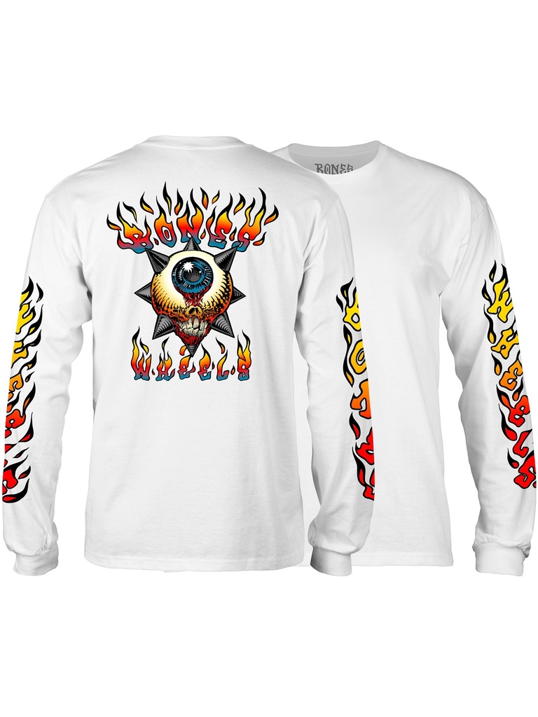 Bones Wheels - Iron Sun Longsleeve - White