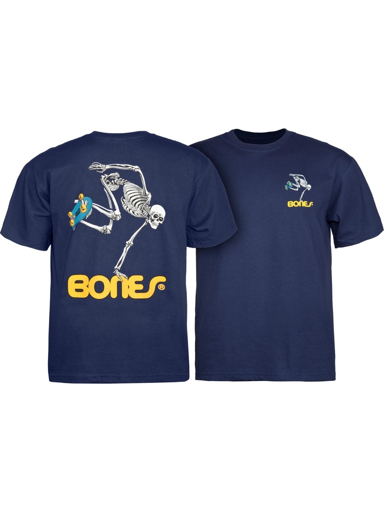 Powell Peralta - Skateboarding Skeleton Kids T-Shirt - Navy