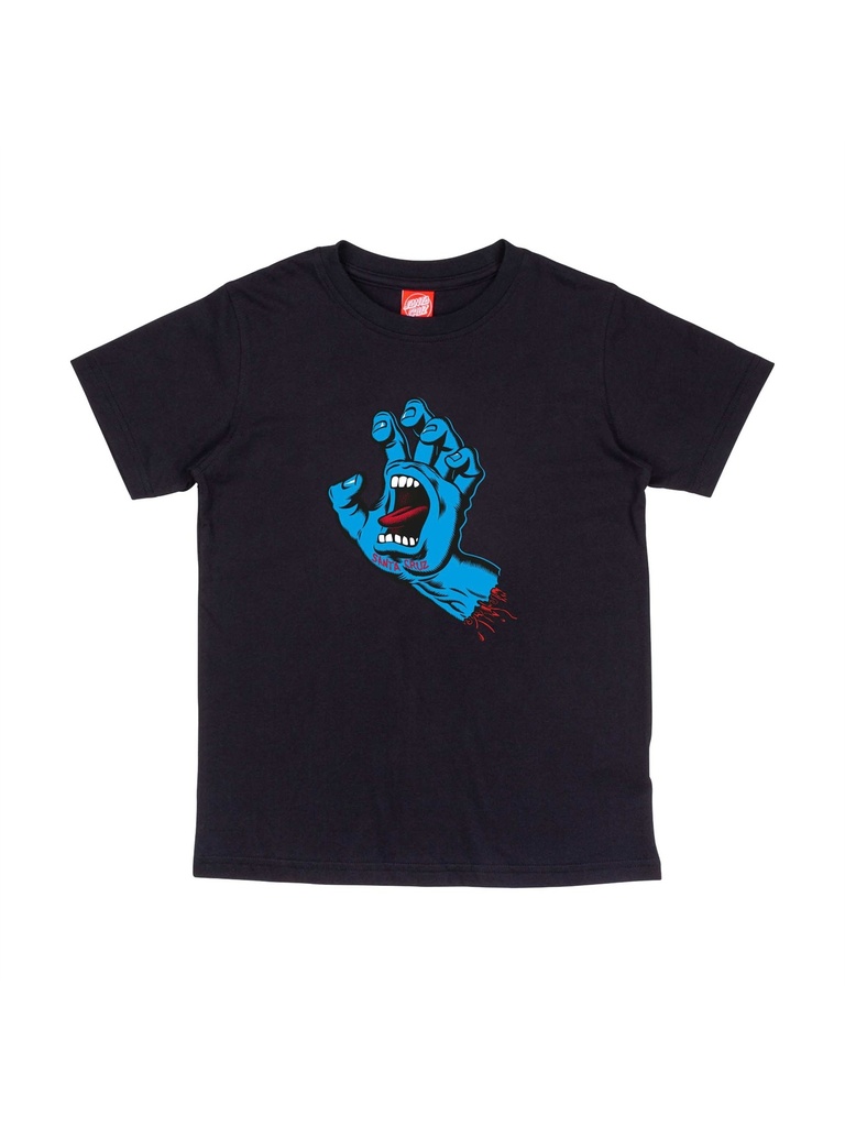Santa Cruz - Screaming Hand Kids T-Shirt - Black