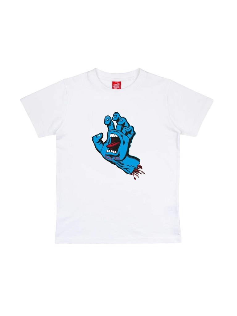 Santa Cruz - Screaming Hand Kids T-Shirt - White