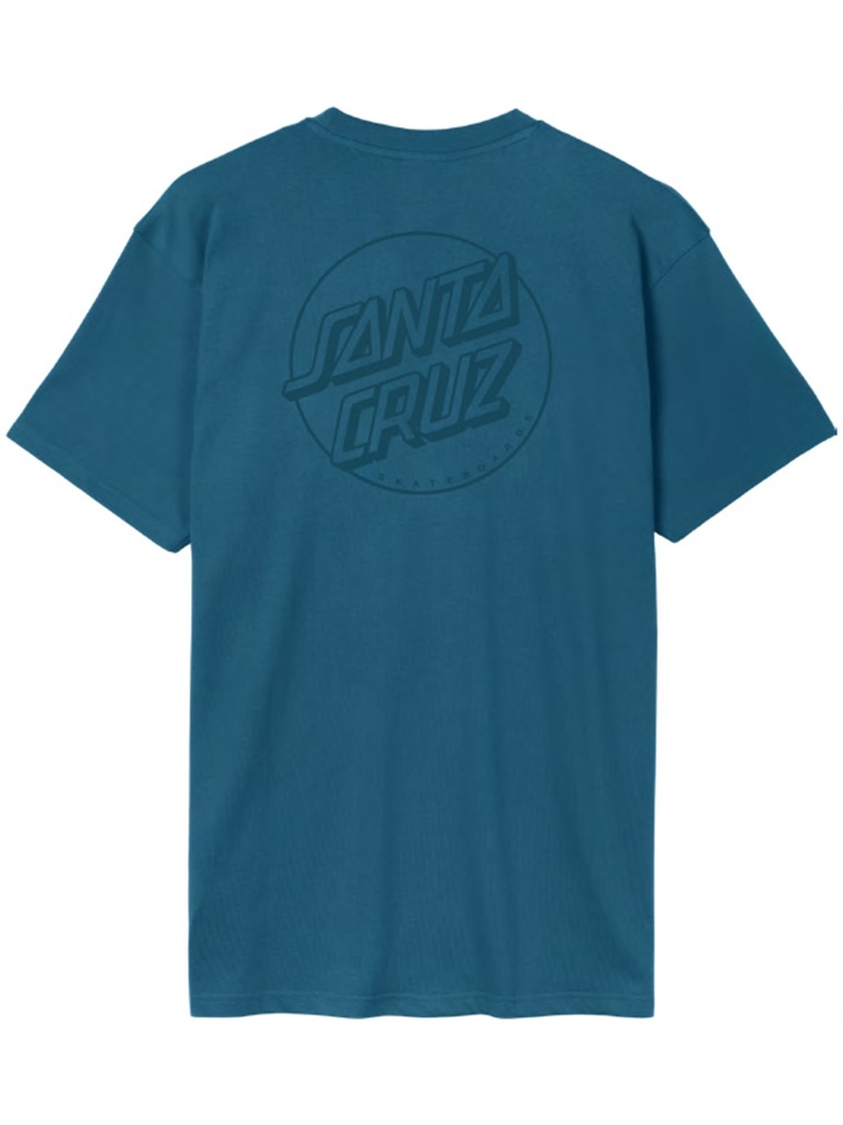 Santa Cruz - Tonal Opus Dot Stripe Heavyweight T-Shirt - Dark Teal