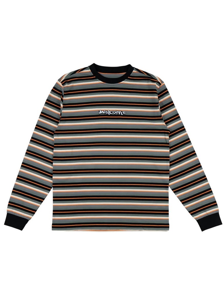 Welcome - Surf Stripe Yarn-Dyed L/S Knit - Duck
