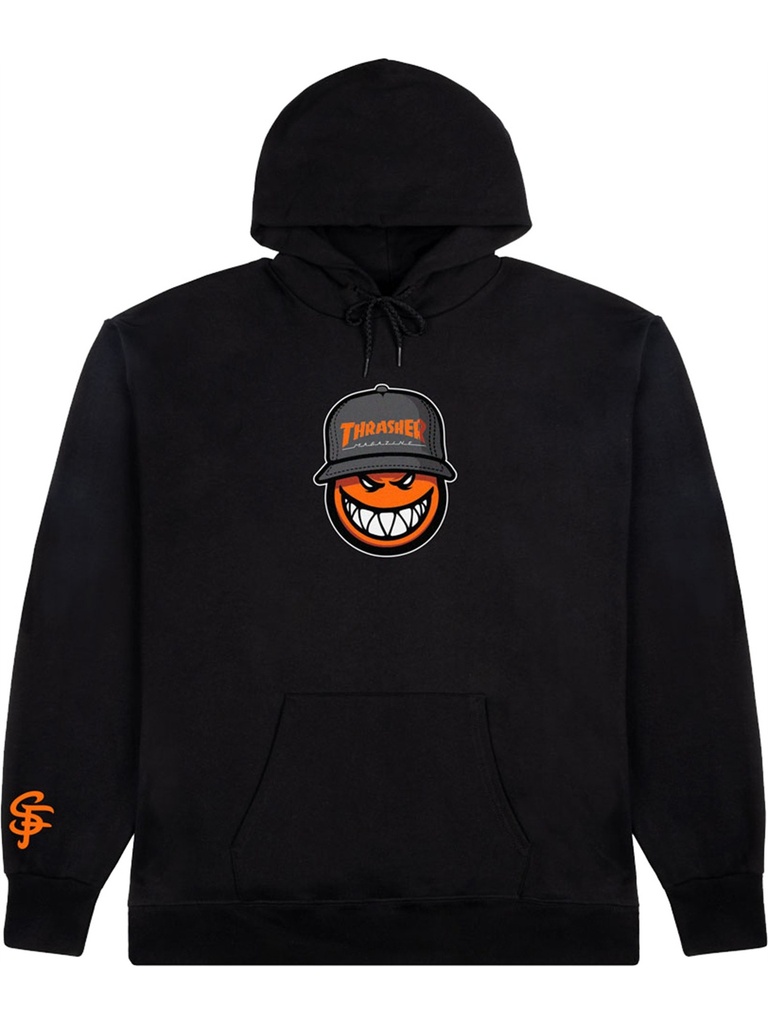 Thrasher - Thrasher x Spitfire SF Loc Hoodie - Black