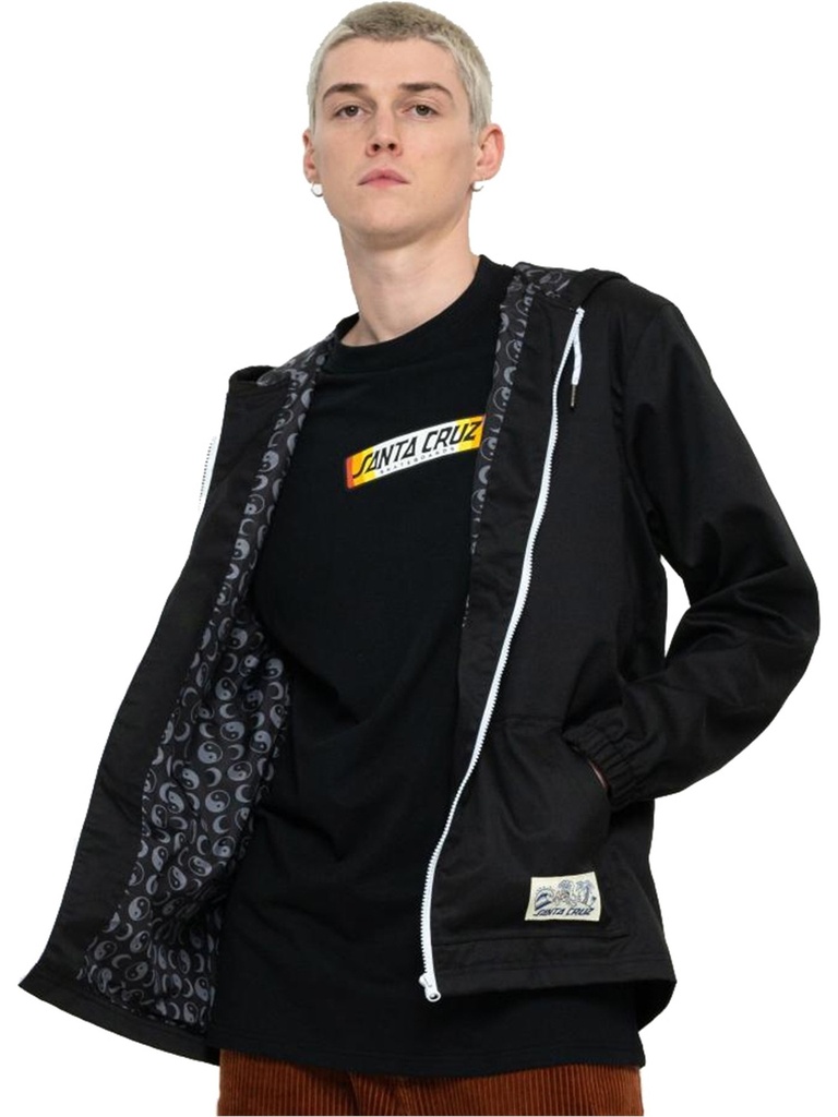Santa Cruz - Beach Bum Hand Jacket - Black