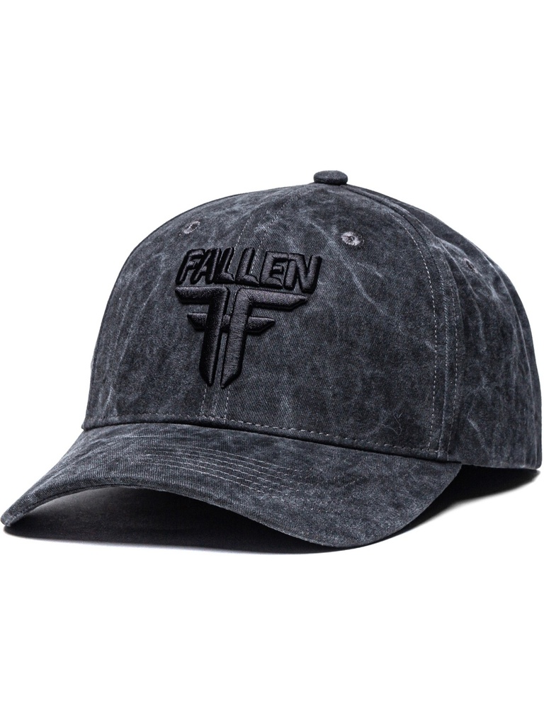 Fallen - Insignia Curve Cap - Black Enzymatic