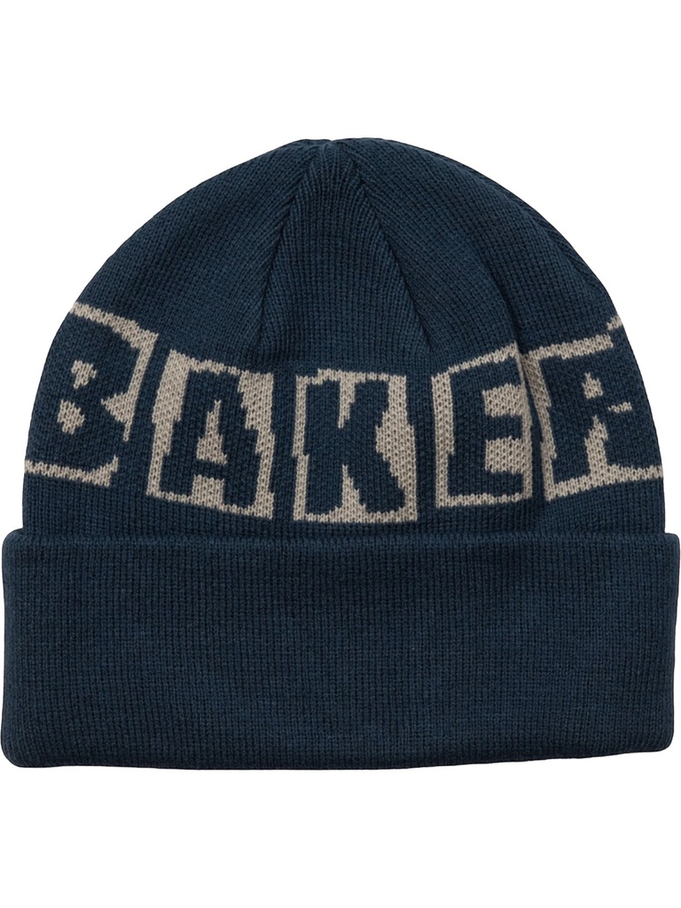 Baker - Brand Logo Beanie - Navy