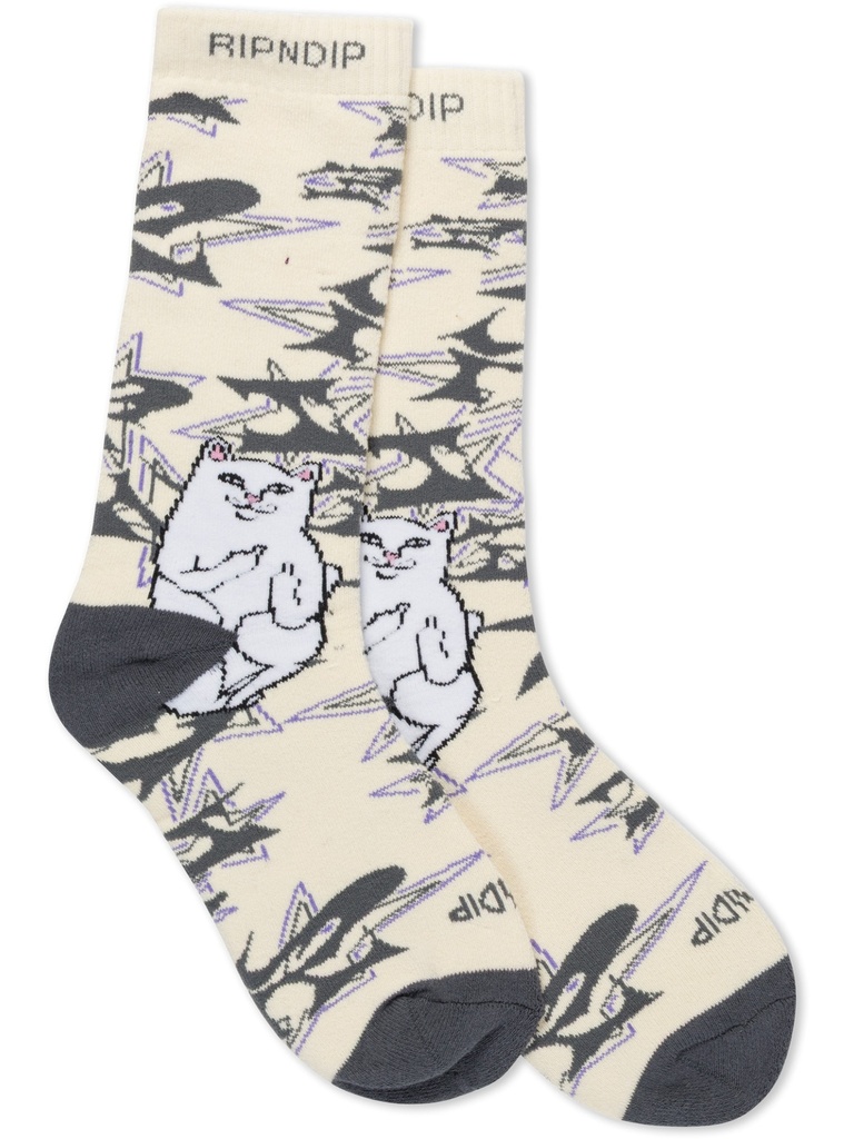 RipnDip - Lord Nermal Wire Socks - Bone