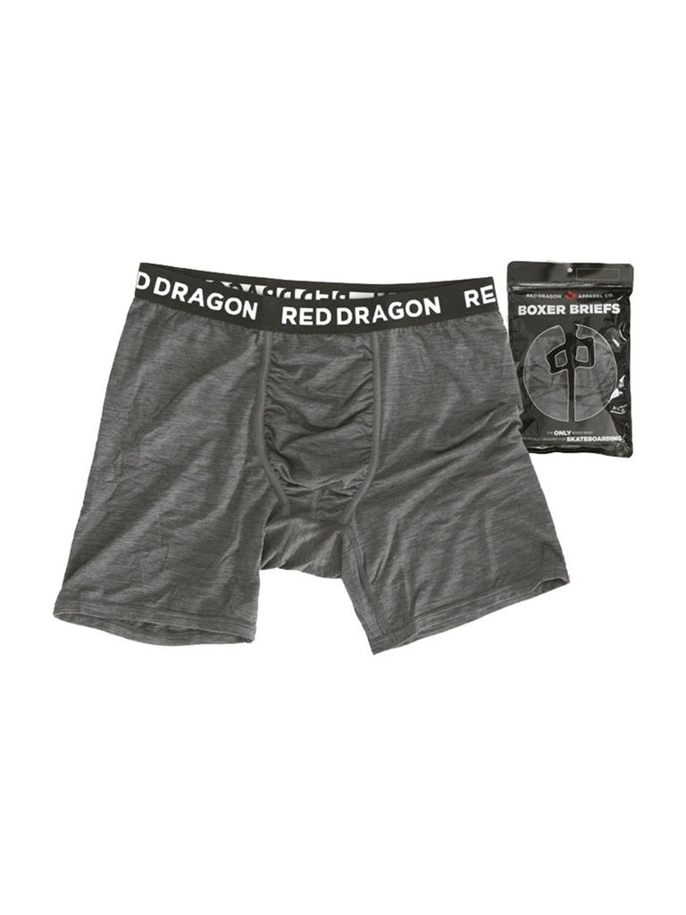Red Dragon - RDS Boxer - Dark Heather/Black