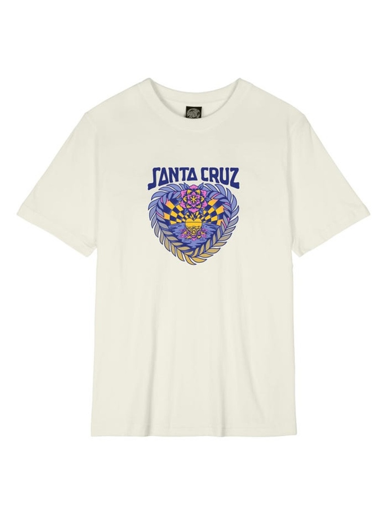 Santa Cruz - Heart Set Front T-Shirt - Off White