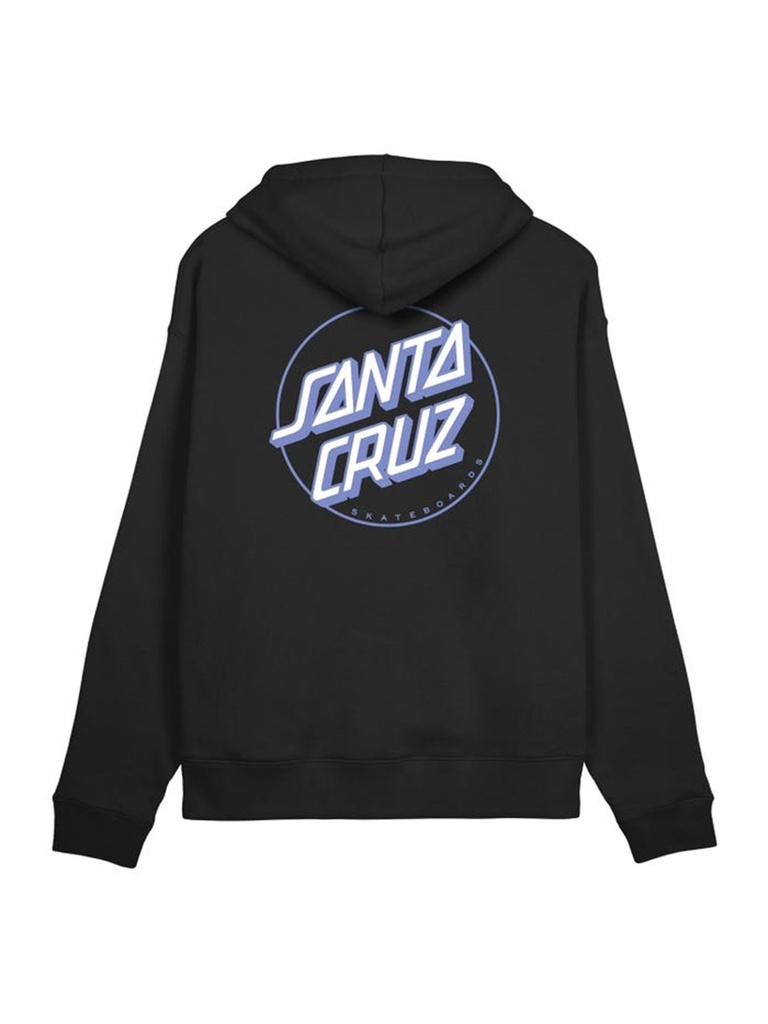Santa Cruz - Partial Dot Hoodie - Black