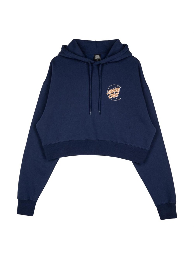 Santa Cruz - Moon Dot Emb Hoodie - Midnight Blue