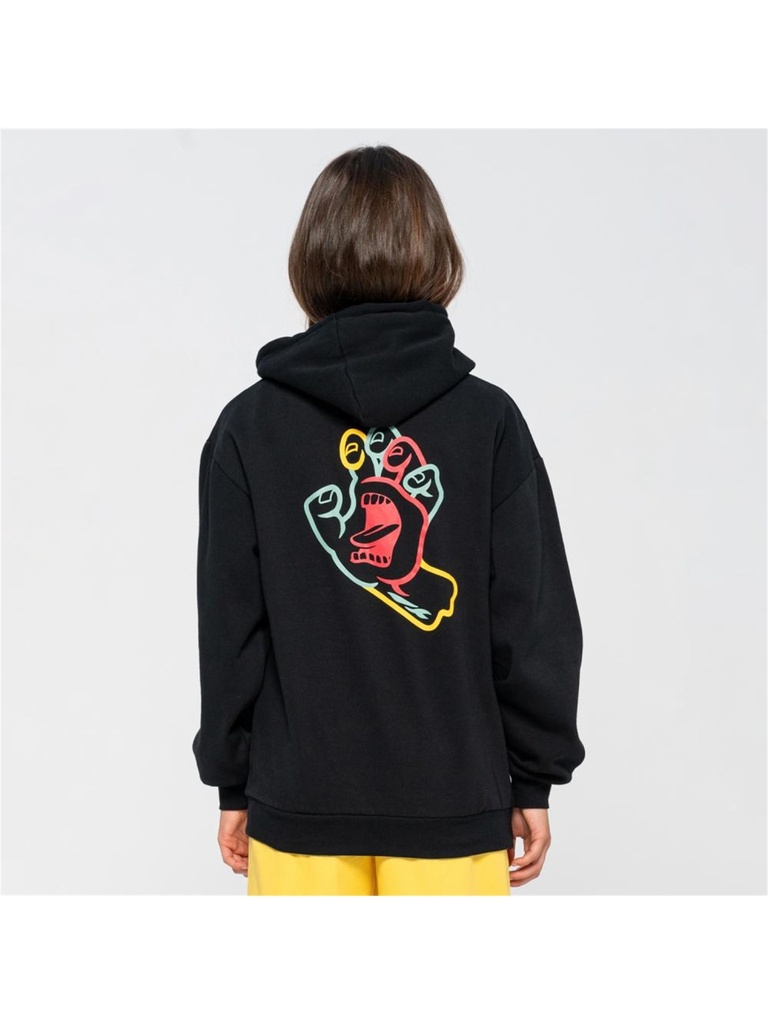 Santa Cruz - Hand In Colour Hoodie - Black