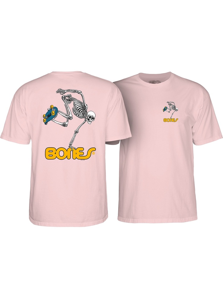 Powell Peralta - Skateboarding Skeleton Kids T-Shirt - Light Pink