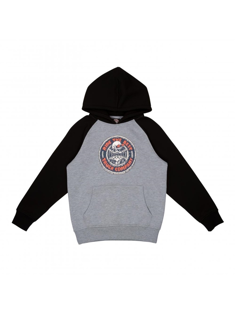 Independent - Breakout Kids Hoodie - Black/ Heather Grey