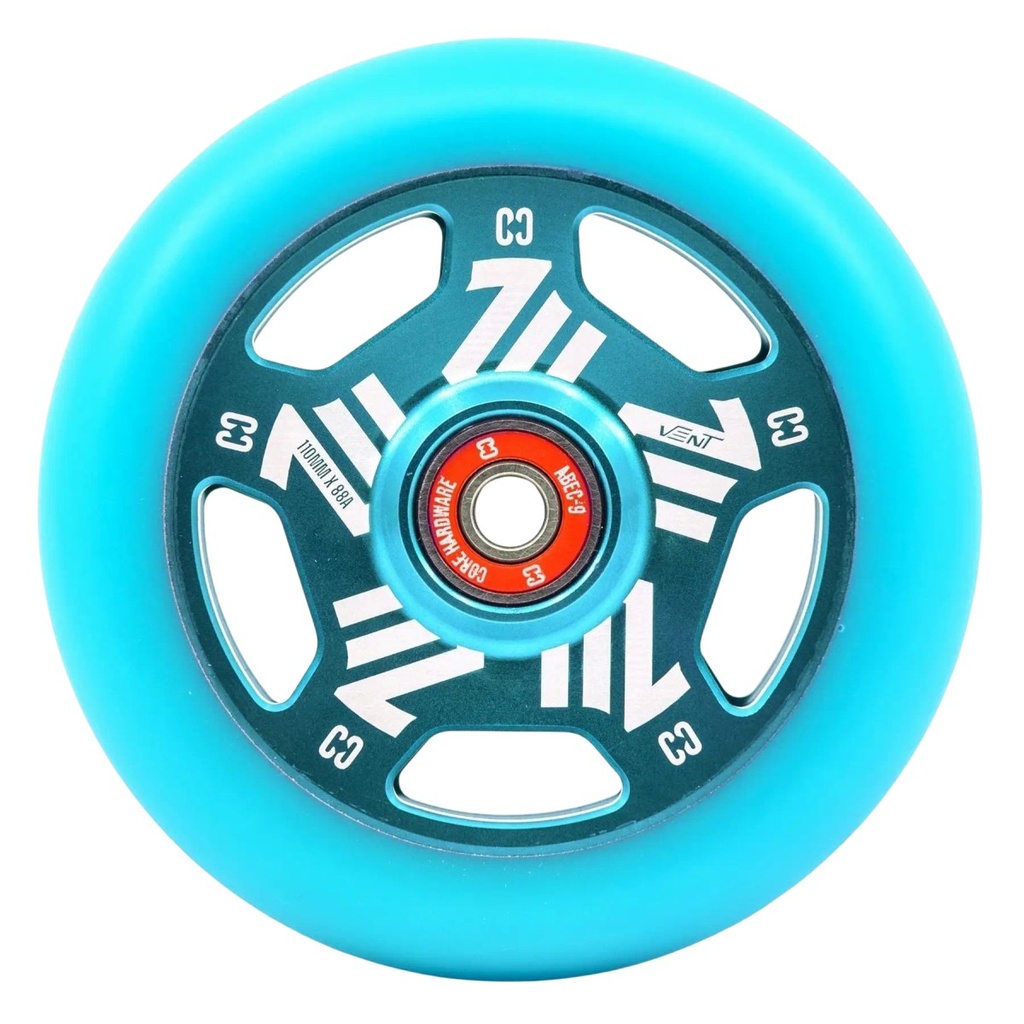 CORE Vent Hollow Roue Trottinette Freestyle - Mint - 110mm