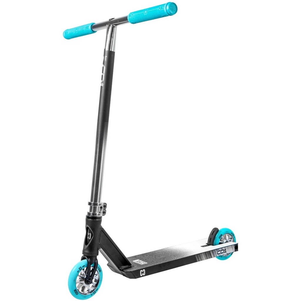 CORE CD1 Trottinette Freestyle - Chrome/Teal