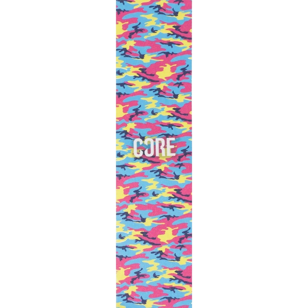CORE Neon Camo Grip Trottinette freestyle - Rose